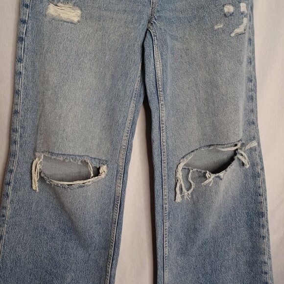 Arizona Jeans Juniors 3(Small) Baggy Through Hip/Thigh Low Rise Wide Leg Skater - Picture 6 of 10
